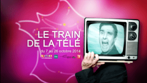 Publicité LE TRAIN DE LA TÉLÉ